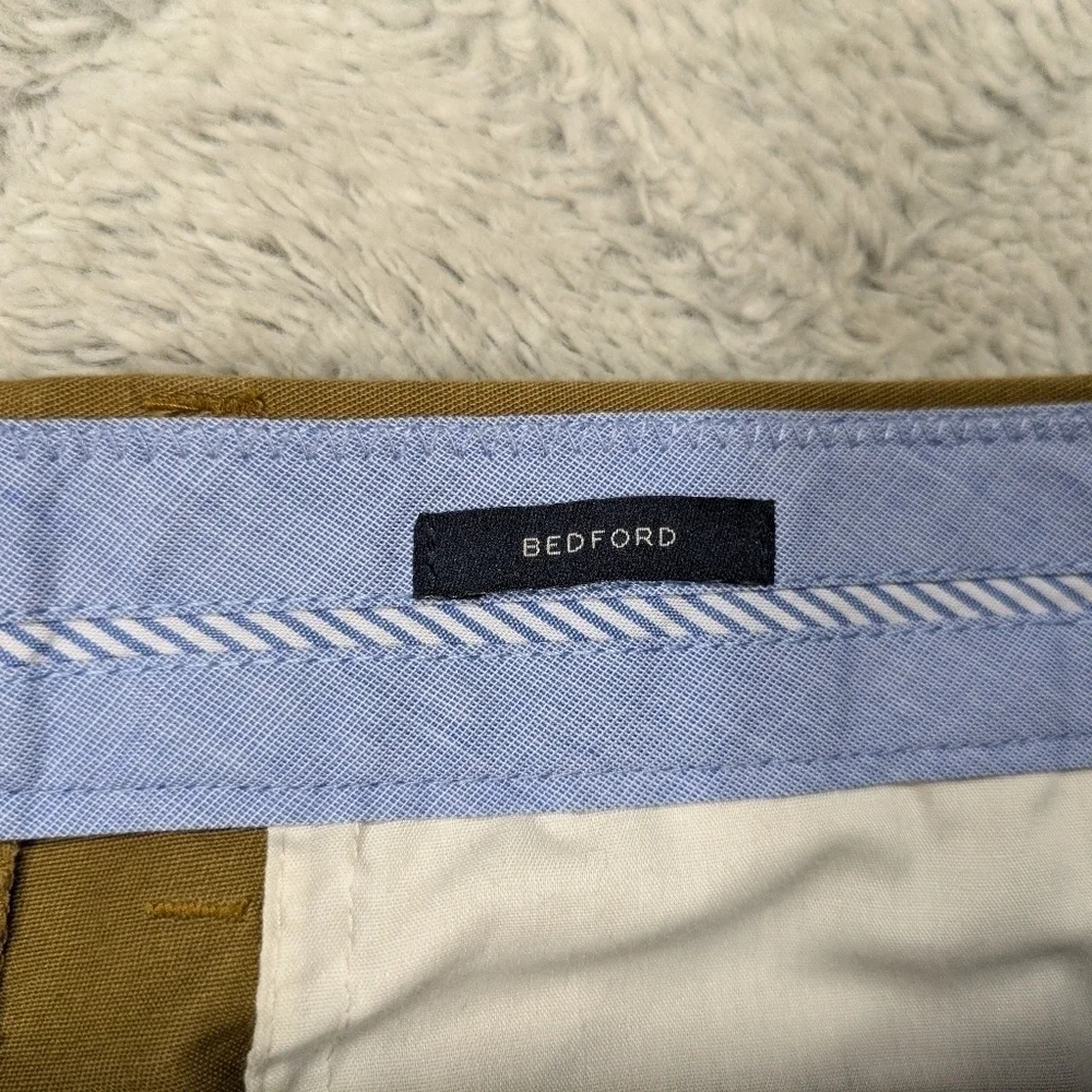 J. Crew Pants Mens 36x32 Brown Khaki Before Chino Straight Cotton Pleat Work